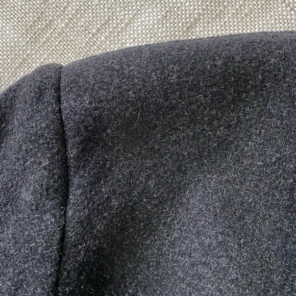 Kenneth Cole Reaction Mens Dk. Grey Double Breasted Wool Blend Pea Coat. Sz-M - Picture 5 of 16